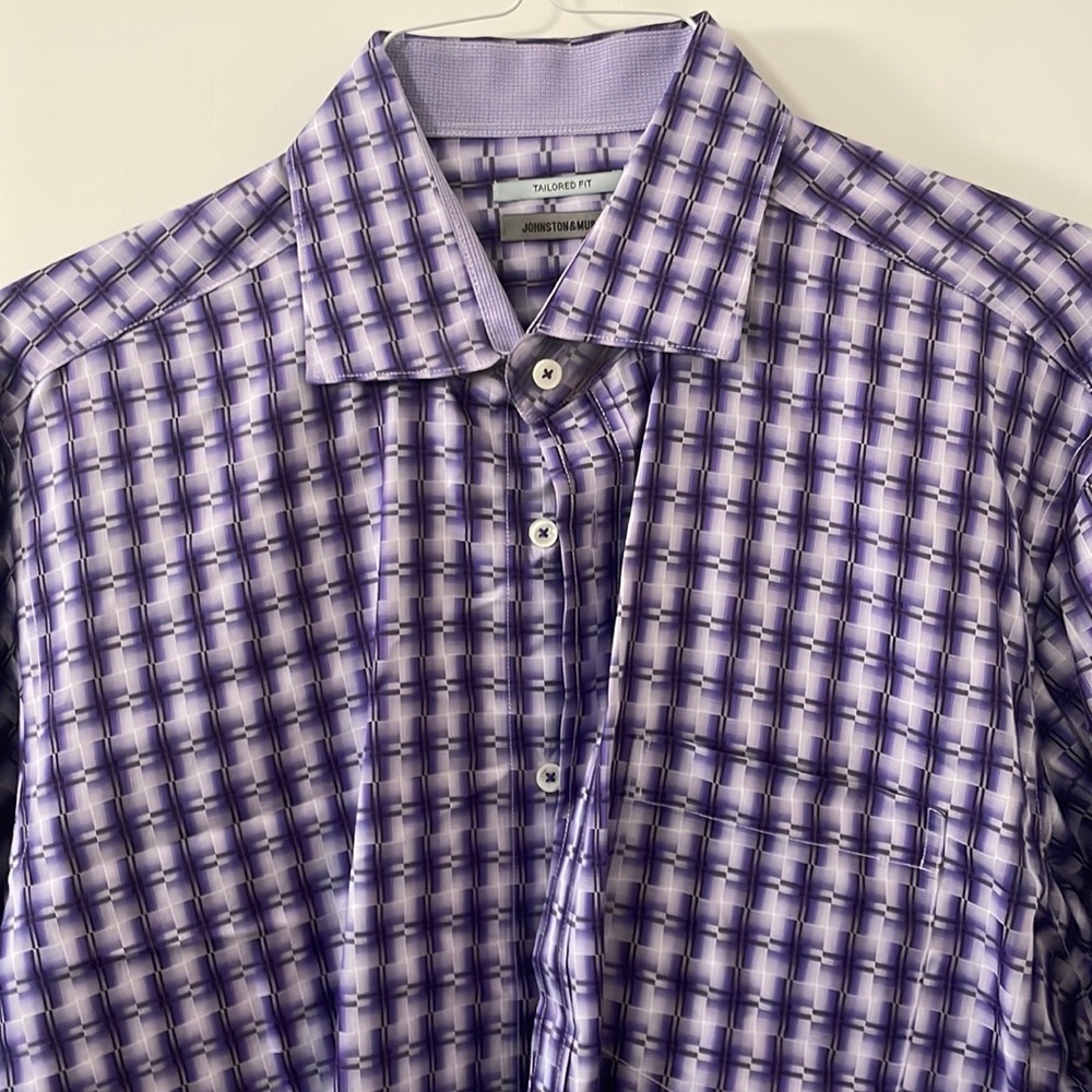 Johnston & Murphy Mens Tailored Fit XL dress shirt